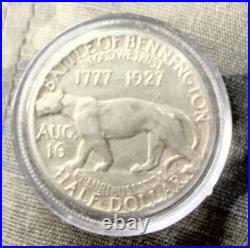 1927 Vermont Commemorative Silver Half Dollar AU? Rare