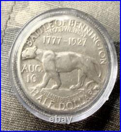 1927 Vermont Commemorative Silver Half Dollar AU? Rare