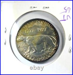 1927 Vermont Silver Commemorative Half Dollar Ungraded Original BU 1927 Vermont Silver Commemorative Half Dollar Ungraded Original BU