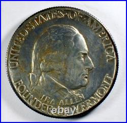 1927 Vermont Silver Commemorative Half Dollar Ungraded Original BU 1927 Vermont Silver Commemorative Half Dollar Ungraded Original BU
