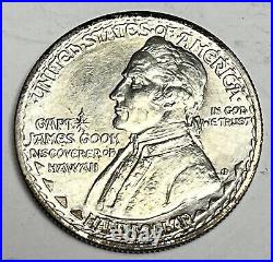 1928 HAWAIIAN Commemorative Silver Half Dollar, Uncirculated DETAILS Hawaii