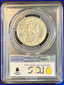 1928 Hawaiian Commemorative Silver Half Dollar PCGS UNC Detail Cleaned