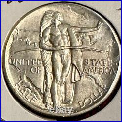 1928 Oregon Trail Commemorative Silver Half Dollar Gem. BU ++ 1928 Oregon Trail Commemorative Silver Half Dollar Gem. BU ++