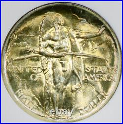 1933-D Oregon Trail Silver Half Dollar Commem NGC MS-65 Radiant Gold Patina