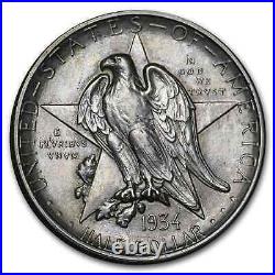 1934-1938 Texas Independence Centennial Half Dollar AU (Random) SKU#201326