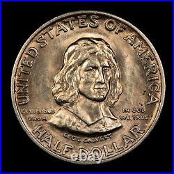 1934 50c Maryland Tercentenary Commemorative Silver Half Dollar Luster C1176
