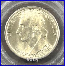 1934 BOONE COMMEMORATIVE HALF DOLLAR PCGS MS65. Bright White