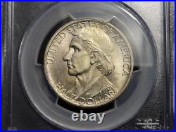 1934 Boone Commemorative Half Dollar 50c PCGS MS65 GEM BU Toned See Pics