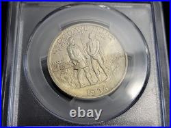 1934 Boone Commemorative Half Dollar 50c PCGS MS65 GEM BU Toned See Pics