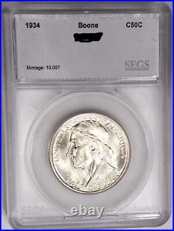 1934 Boone Half Dollar Stunning Gem BU +++ Exceptional Piece