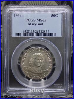 1934 Commemorative MARYLAND Silver Half Dollar 50c PCGS MS65 #837 ECC&C, Inc