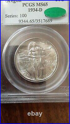 1934-D MS65 PCGS (CAC). Reduced from $475. Will auct No RSRV. IF NO SALE SOON