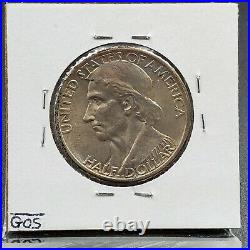 1934 Daniel Boone Commemorative Silver Half Dollar 50c Coin CH/GEM BU Nice Toner