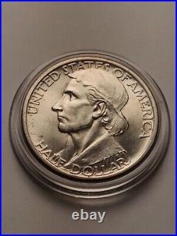 1934 Daniel Boone Commemorative Silver Half Dollar 50c Coin GEM BU