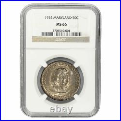 1934 Maryland Commemorative Half Dollar 50C NGC MS 66