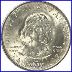 1934 Maryland Commemorative Half Dollar 50c, PCGS MS 65 CAC Nice Original Coin