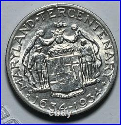 1934 Maryland Commemorative Silver Half Dollar