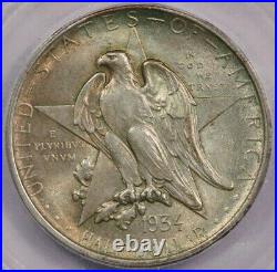 1934 Texas Classic Silver Commemorative Half Dollar ICG MS64+