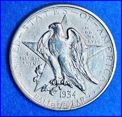 1934 Texas Commemorative Half Dollar Gem+BUMS