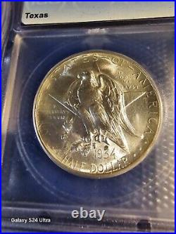 1934 Texas Commemorative Half Dollar MS65+