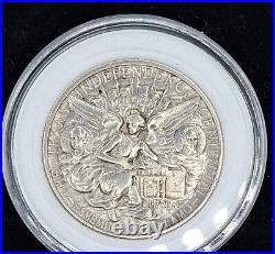 1934 Texas Commemorative Silver Half Dollar About UNCIRCULATED AU Or Better