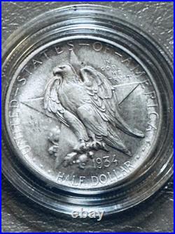 1934 Texas Independence Beautiful Silver Half Dollar (remember The Alamo) Rare