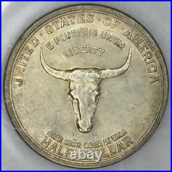 1935 50C Spanish Trail Commemorative Silver Half Dollar UNC