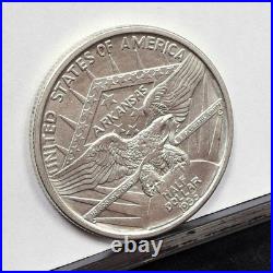 1935 Arkansas Comm Silver Half Dollar BU (#62302-L)
