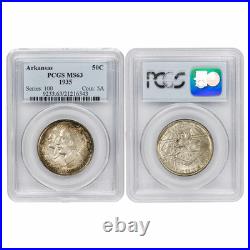1935 Arkansas Commemorative Half Dollar 50C PCGS MS 63