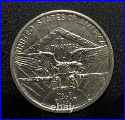 1935 Arkansas Silver Commemorative Half Dollar Uncirculated GEM BU