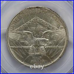 1935 Arkansas Silver Half Dollar PCGS Genuine Lacquer UNC Detail