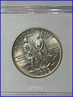 1935 Boone 50C Coin NGC MS64 Commemorative Half Dollar