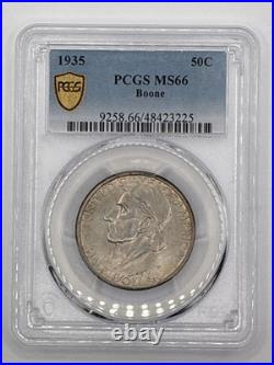 1935 Boone Classic Commemorative Half Dollar MS66 PCGS