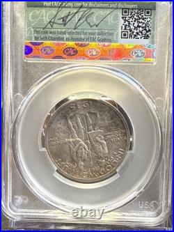 1935 Boone Half Dollar. Commemorative. In CAC Holder. MS 66