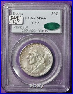 1935 Boone Half Dollar. Commemorative. In PCGS Holder. MS 66. L769