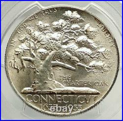1935 CONNECTICUT CHARTER OAK Commemorative Silver Half Dollar Coin PCGS i76434