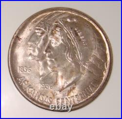 1935-D Arkansas Commemorative Silver Half Dollar NGC MS65