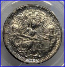 1935 D PCGS MS65 Texas Commemorative Coin. 90 Silver