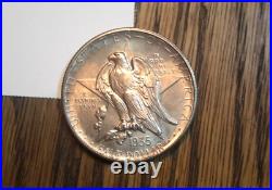 1935-D Texas Centennial Commemorative Silver Half Dollar BU MS UNC Toned