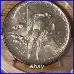 1935-D Texas Commemorative Silver Half Dollar PCGS MS64 Ring Toned Beauty