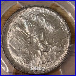 1935-D Texas Commemorative Silver Half Dollar PCGS MS64 Ring Toned Beauty