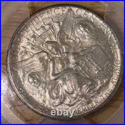 1935-D Texas Commemorative Silver Half Dollar PCGS MS64 Ring Toned Beauty