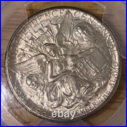 1935-D Texas Commemorative Silver Half Dollar PCGS MS64 Ring Toned Beauty