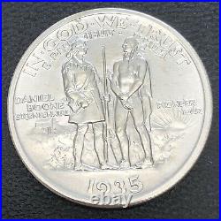 1935 Daniel Boone Half Dollar Commemorative 50c High Grade BU #34019