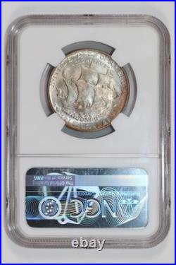 1935 Hudson Silver Commemorative Half Dollar Ngc Ms66