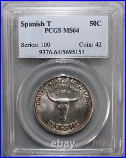 1935 Old Spanish Trail Half Dollar 50c US Silver Commemorative Coin PCGS MS64