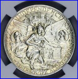 1935-P 1935 Texas Commemorative Silver Half Dollar 50c NGC-MS 66