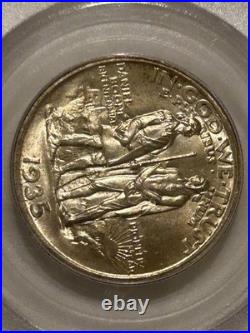 1935 P Boone Commemorative Silver Half Dollar PCGS MS63 OGH