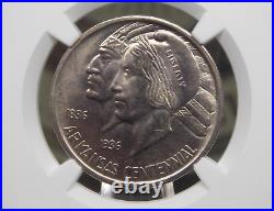 1935 P Commemorative ARKANSAS Silver Half Dollar 50c NGC MS65 GEM BU ECC&C