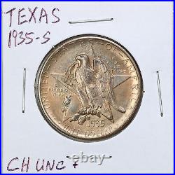 1935-S 50C Texas Commemorative Half Dollar in Choice UNC+ Condition #09603